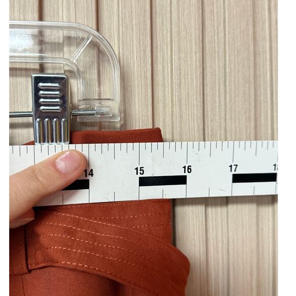 Moon River Wide Leg Linen Capri Pants Women’s Size L - Picture 5 of 12